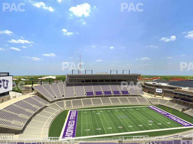Amon G. Carter Stadium - Section 409 Seat View Amon G. Carter Stadium - Section 409 Seat View