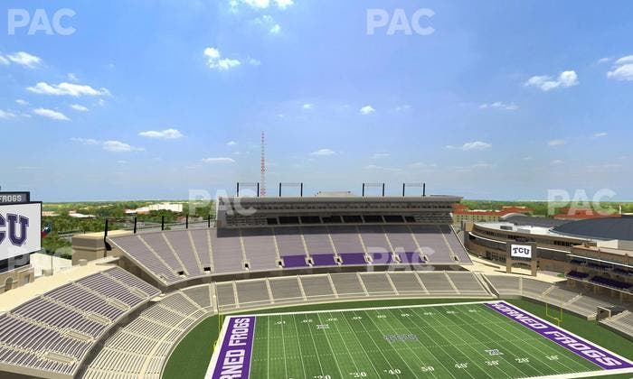 Amon G. Carter Stadium - Section 409 Seat View
