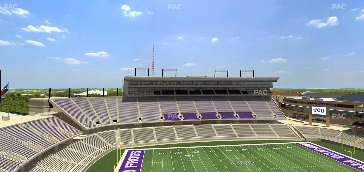 Amon G. Carter Stadium - Section 409 Seat View