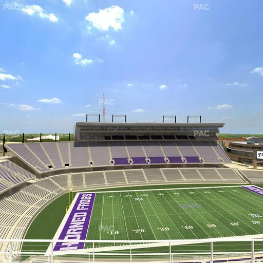 Amon G. Carter Stadium - Section 409 Seat View