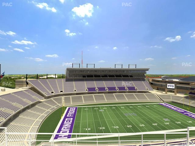 Amon G. Carter Stadium - Section 409 Seat View