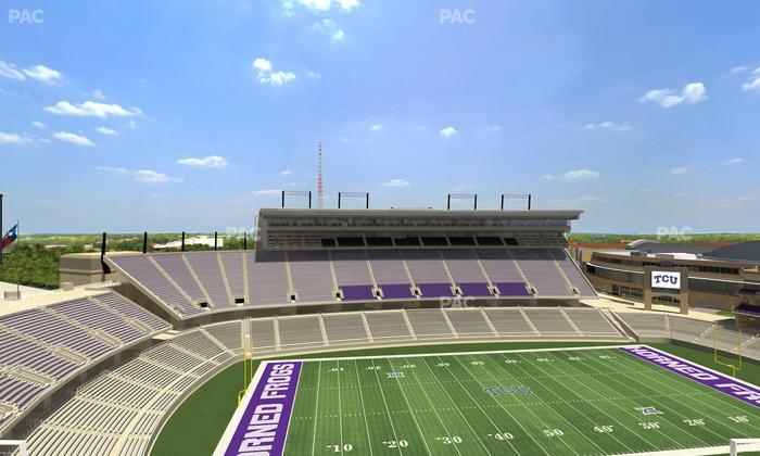 Amon G. Carter Stadium - Section 409 Seat View