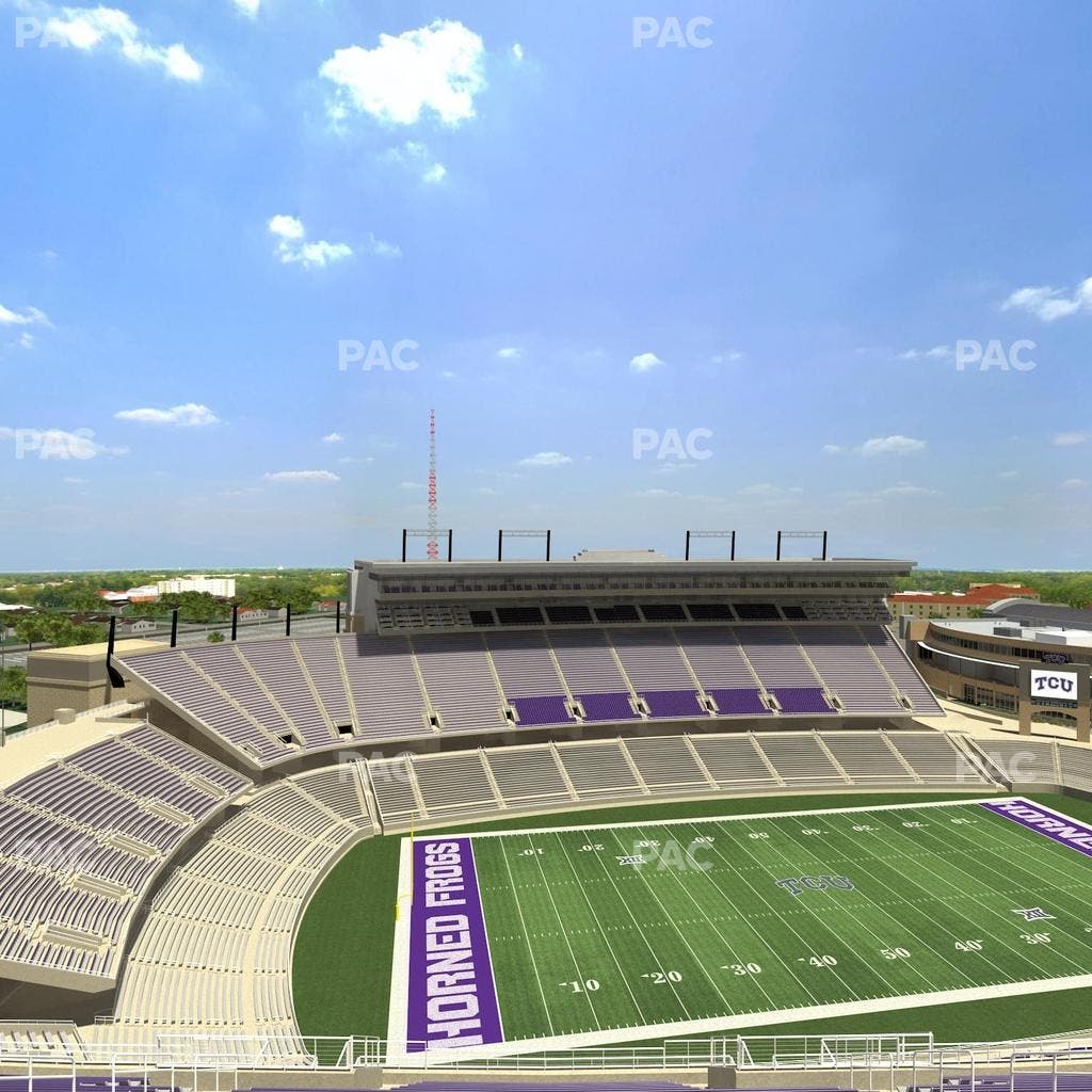 Amon G. Carter Stadium - Section 410 Seat View