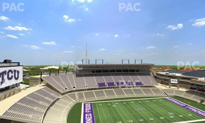 Amon G. Carter Stadium - Section 410 Seat View