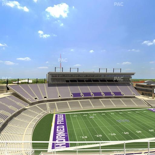 Amon G. Carter Stadium - Section 410 Seat View