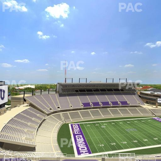 Amon G. Carter Stadium - Section 411 Seat View