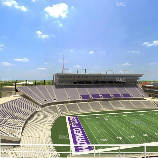 Amon G. Carter Stadium - Section 411 Seat View