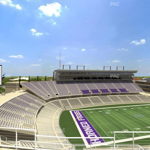 Amon G. Carter Stadium - Section 412 Seat View
