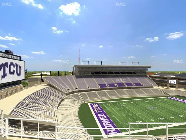 Amon G. Carter Stadium - Section 412 Seat View