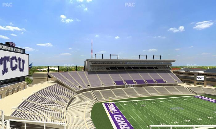 Amon G. Carter Stadium - Section 412 Seat View