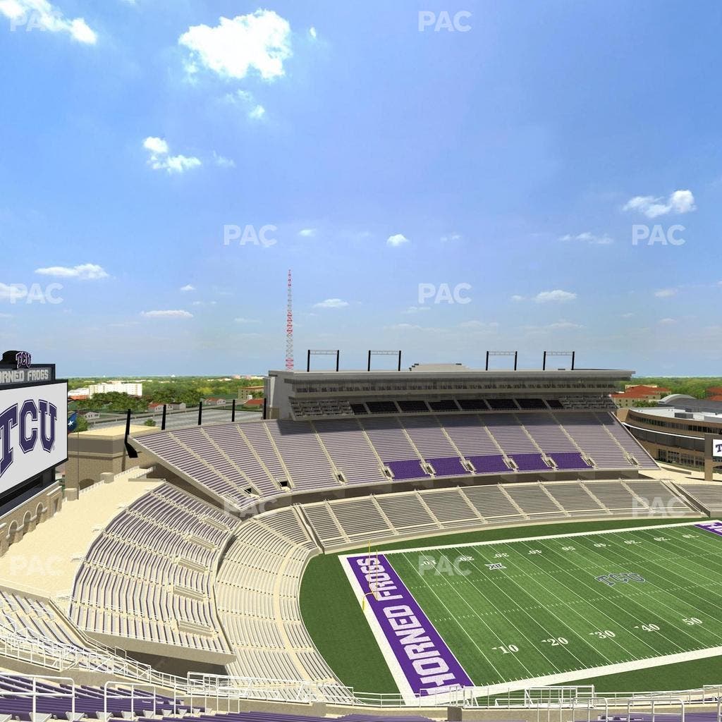 Amon G. Carter Stadium - Section 412 Seat View