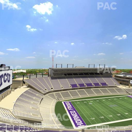 Amon G. Carter Stadium - Section 412 Seat View