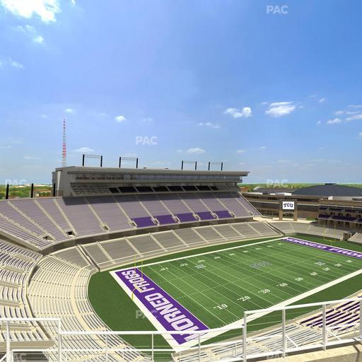 Amon G. Carter Stadium - Section 413 Seat View