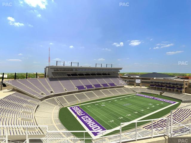 Amon G. Carter Stadium - Section 413 Seat View