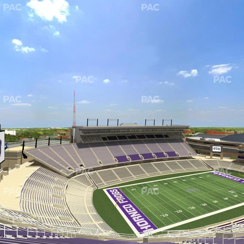Amon G. Carter Stadium - Section 413 Seat View