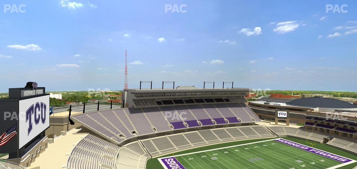 Amon G. Carter Stadium - Section 413 Seat View