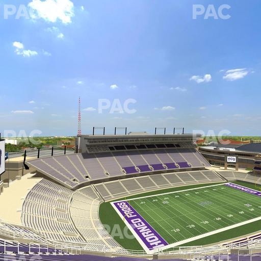 Amon G. Carter Stadium - Section 413 Seat View