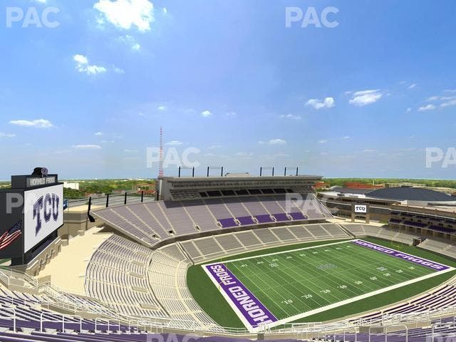 Amon G. Carter Stadium - Section 413 Seat View