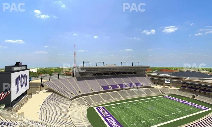 Amon G. Carter Stadium - Section 413 Seat View