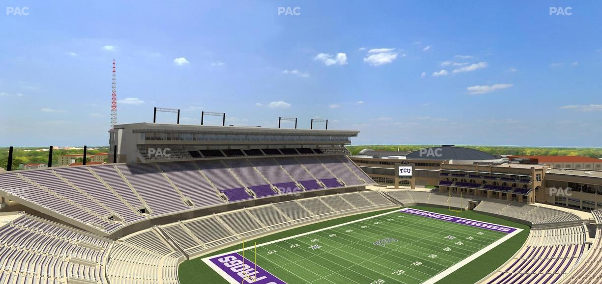 Amon G. Carter Stadium - Section 414 Seat View
