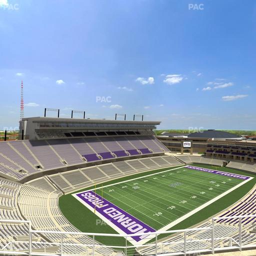 Amon G. Carter Stadium - Section 414 Seat View