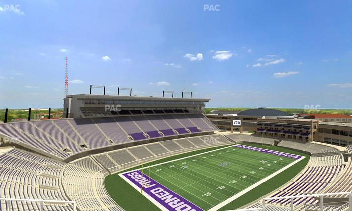 Amon G. Carter Stadium - Section 414 Seat View