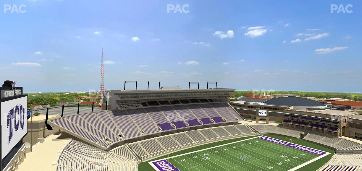 Amon G. Carter Stadium - Section 414 Seat View