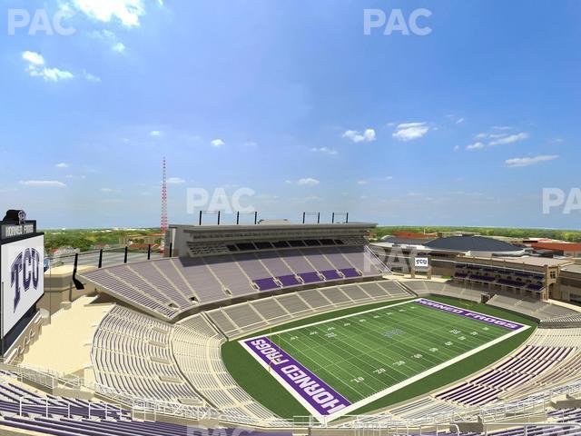 Amon G. Carter Stadium - Section 414 Seat View Amon G. Carter Stadium - Section 414 Seat View