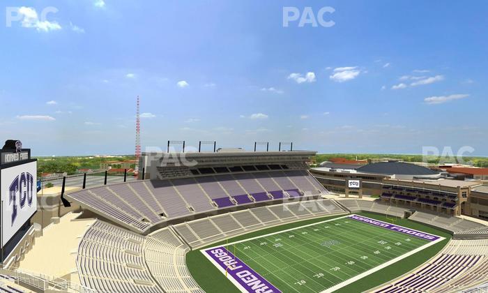 Amon G. Carter Stadium - Section 414 Seat View