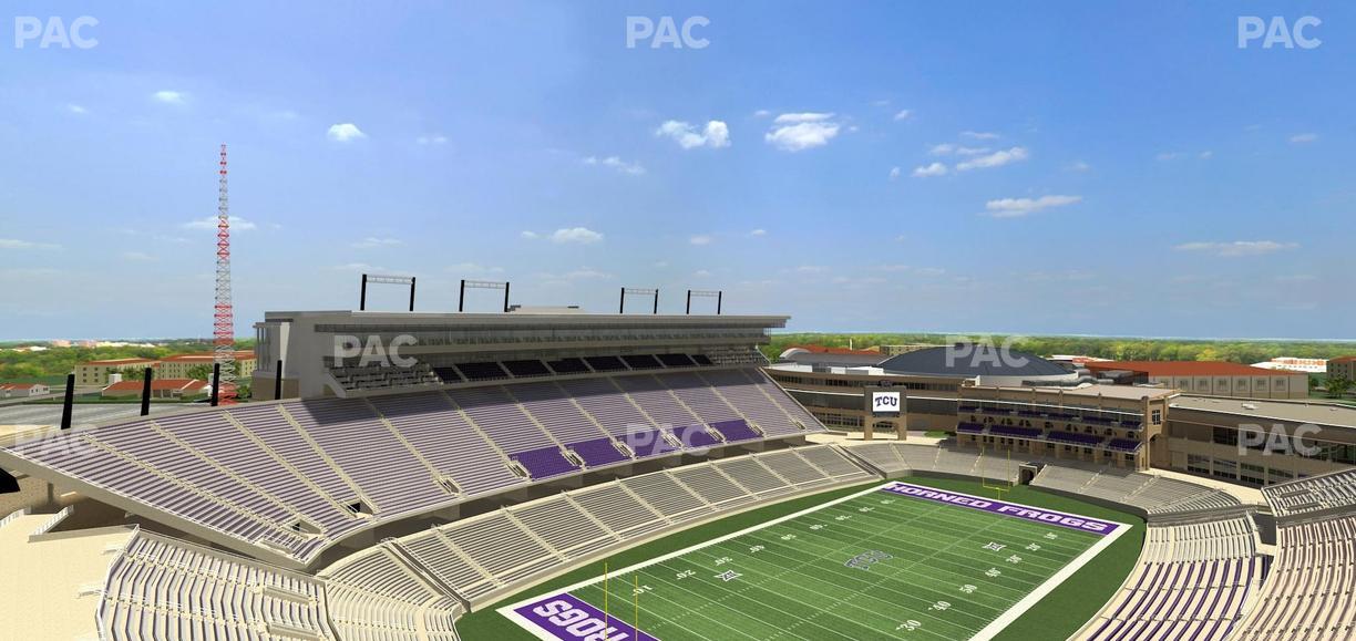 Amon G. Carter Stadium - Section 415 Seat View