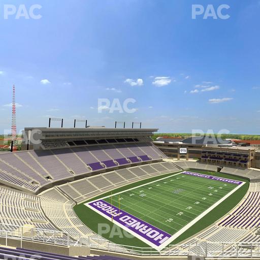 Amon G. Carter Stadium - Section 415 Seat View