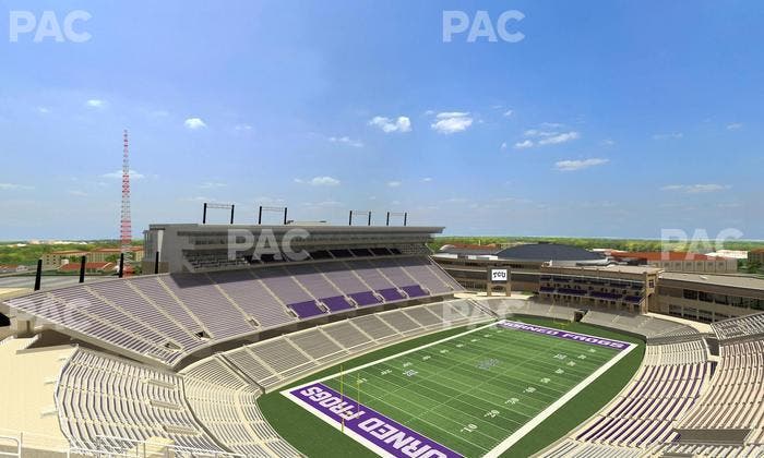 Amon G. Carter Stadium - Section 415 Seat View