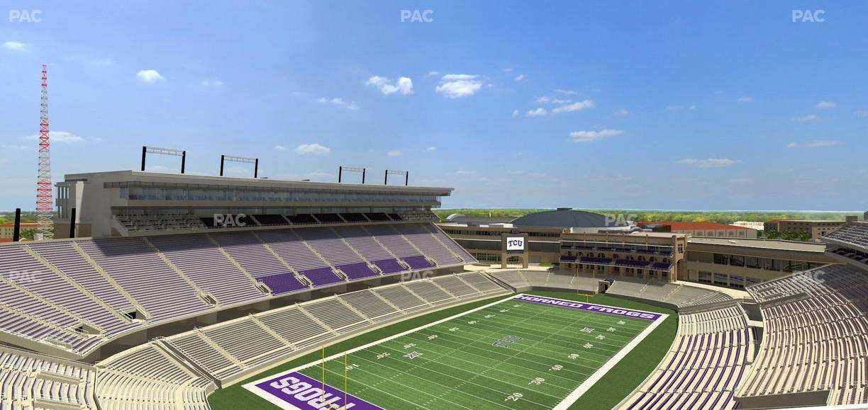 Amon G. Carter Stadium - Section 415 Seat View
