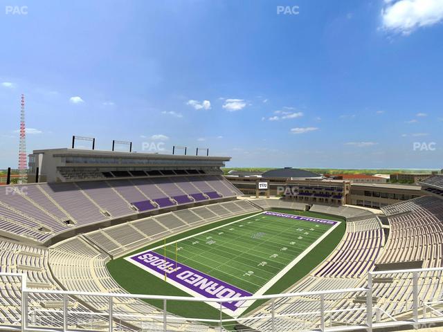 Amon G. Carter Stadium - Section 415 Seat View