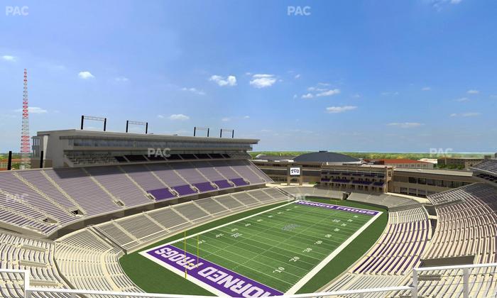 Amon G. Carter Stadium - Section 415 Seat View