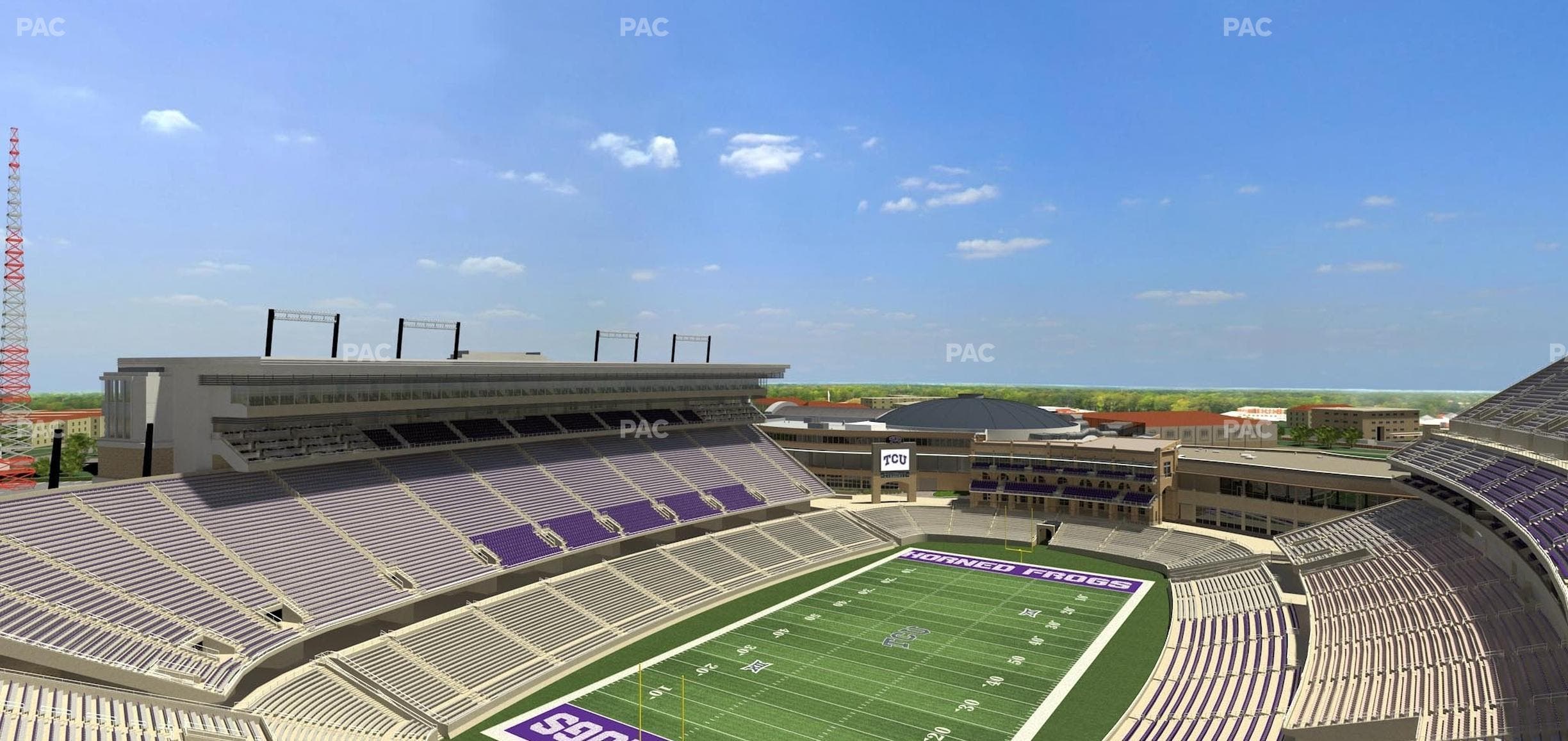 Amon G. Carter Stadium - Section 416 Seat View
