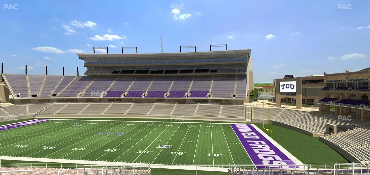 Amon G. Carter Stadium - Section Champions Club 204 Seat View