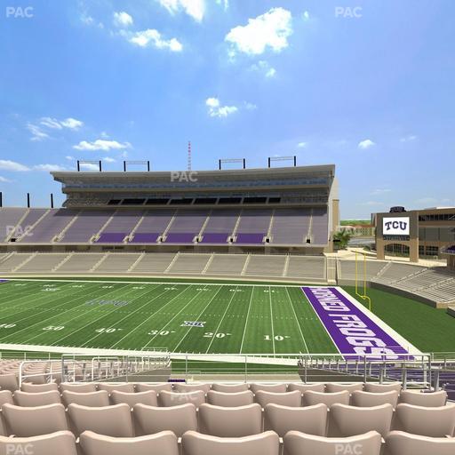 Amon G. Carter Stadium - Section Champions Club 204 Seat View