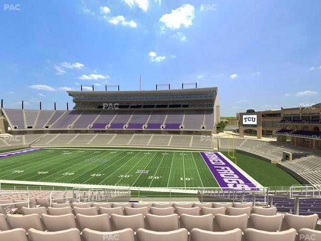 Amon G. Carter Stadium - Section Champions Club 204 Seat View