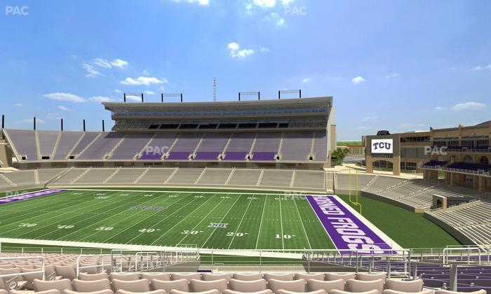 Amon G. Carter Stadium - Section Champions Club 204 Seat View