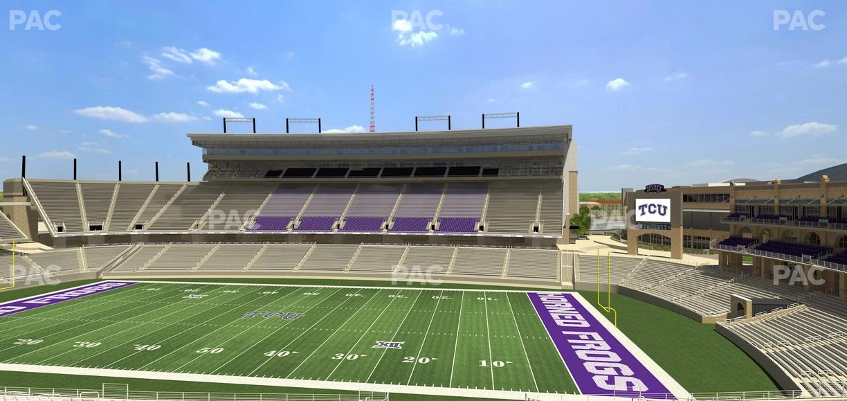 Amon G. Carter Stadium - Section Champions Club 204 Seat View