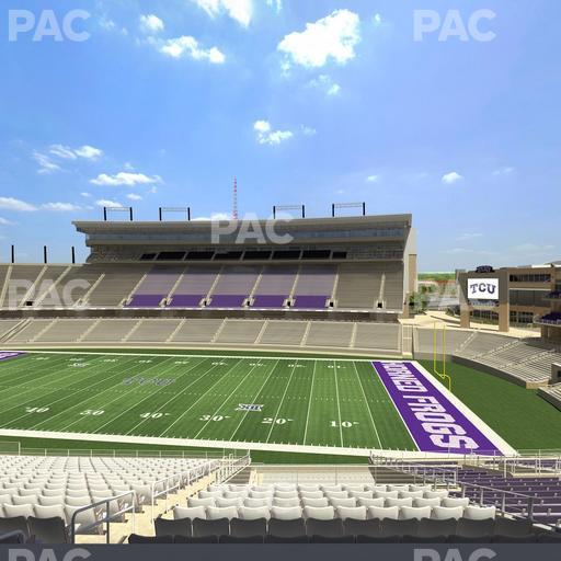 Amon G. Carter Stadium - Section Champions Club 204 Seat View