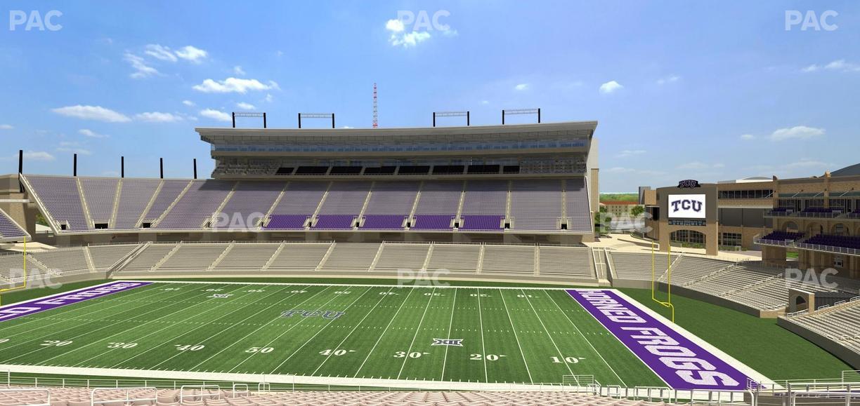 Amon G. Carter Stadium - Section Champions Club 205 Seat View