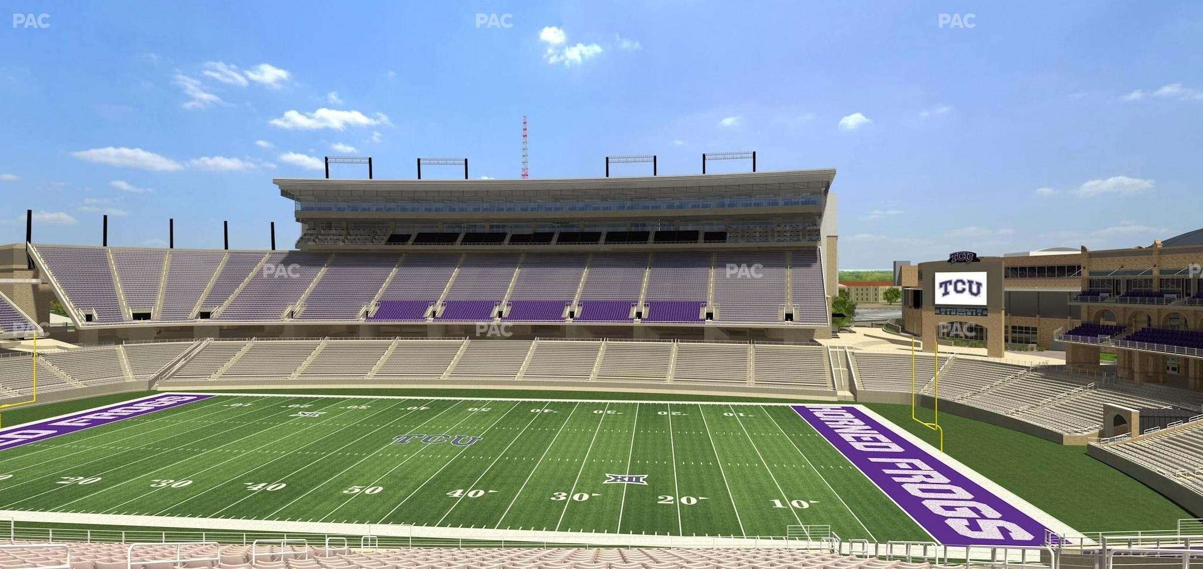 Amon G. Carter Stadium - Section Champions Club 205 Seat View