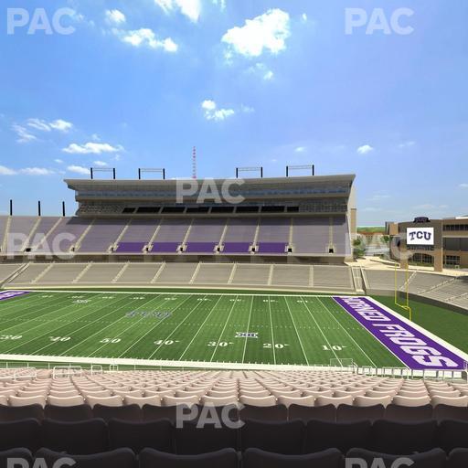 Amon G. Carter Stadium - Section Champions Club 205 Seat View