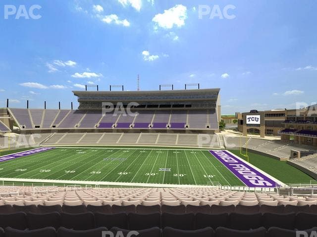 Amon G. Carter Stadium - Section Champions Club 205 Seat View