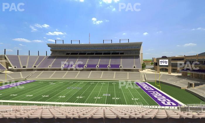 Amon G. Carter Stadium - Section Champions Club 205 Seat View