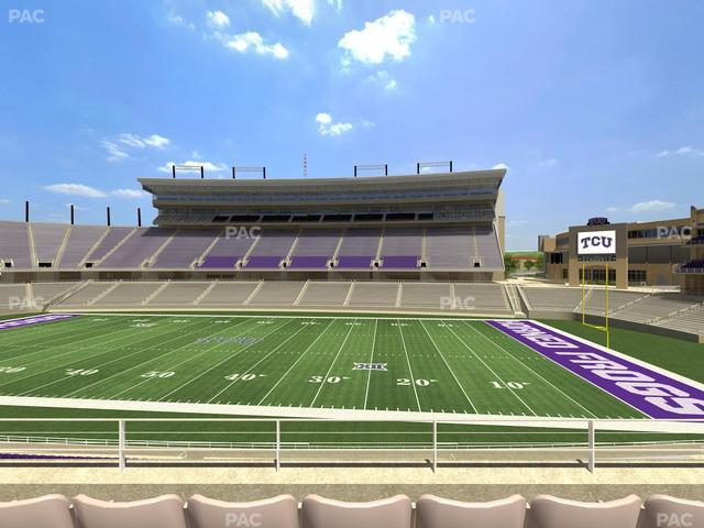 Amon G. Carter Stadium - Section Champions Club 205 Seat View