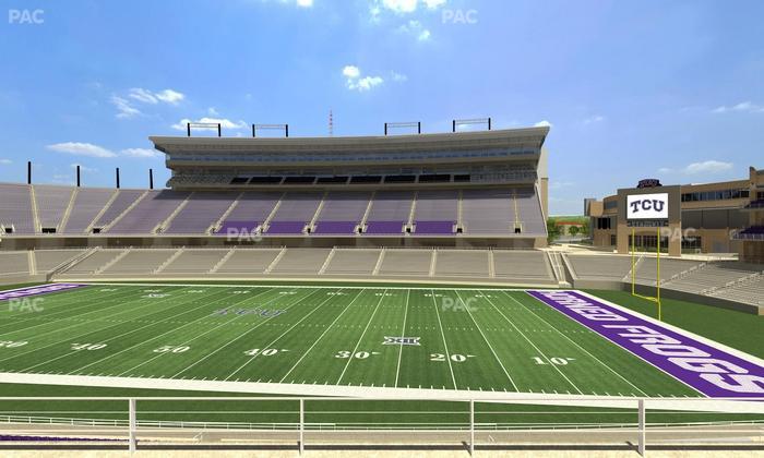 Amon G. Carter Stadium - Section Champions Club 205 Seat View