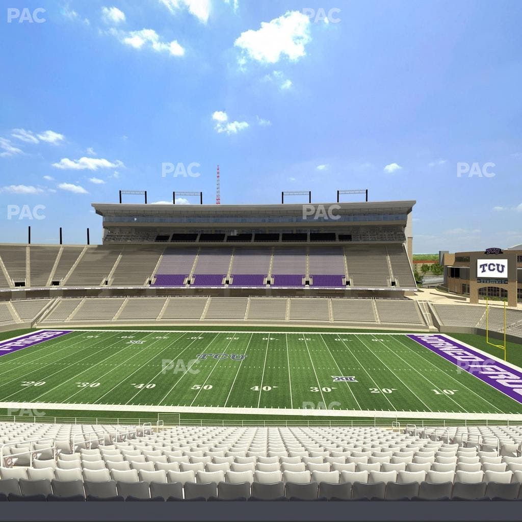 Amon G. Carter Stadium - Section Champions Club 206 Seat View